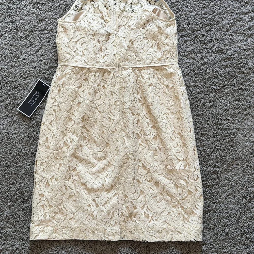 J Crew Lace Cream Dress